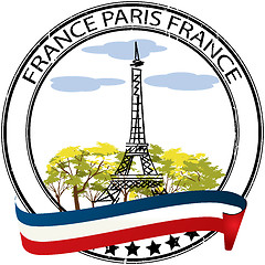 Image showing Paris stamp