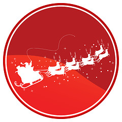 Image showing Flying Reindeer