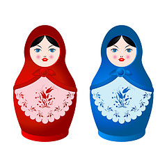 Image showing Two Matryoshka