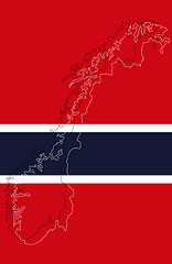 Image showing Norwegian background