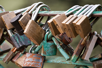 Image showing wedding locks