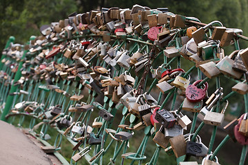 Image showing locks of love