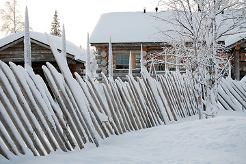 Image showing winter village