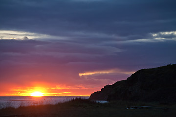 Image showing sunset