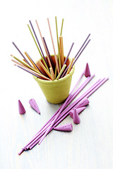 Image showing incense sticks