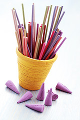 Image showing incense sticks