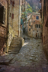 Image showing Picturesque alley Kotor