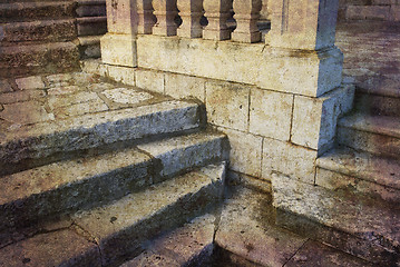 Image showing Beautiful old steps