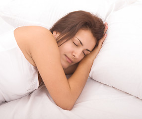 Image showing sleeping woman