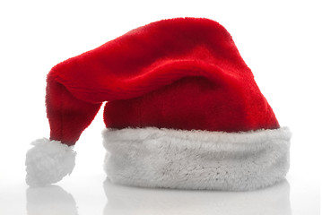 Image showing Red santa claus hat