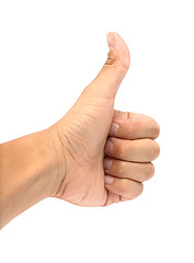 Image showing thumb up