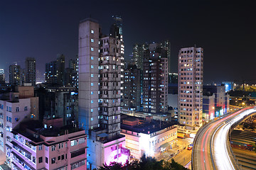 Image showing Hong Kong at night