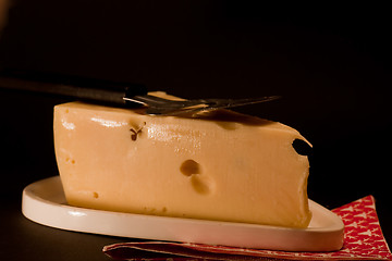 Image showing cheese and slicer