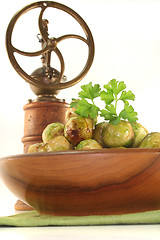 Image showing roasted brussels sprouts