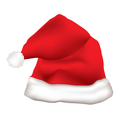 Image showing red father christmas hat