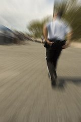 Image showing policeman in action