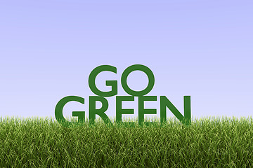 Image showing Go Green