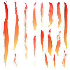 Image showing Brush strokes