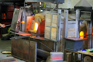 Image showing Glass furnace