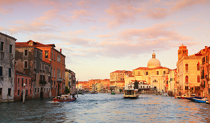 Image showing Morning on the Grand Canal