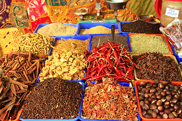 Image showing Curry spices at Varkala