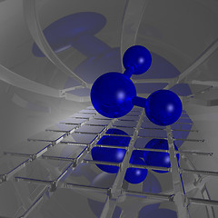 Image showing h2o molecule