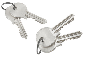 Image showing silver bunch of keys