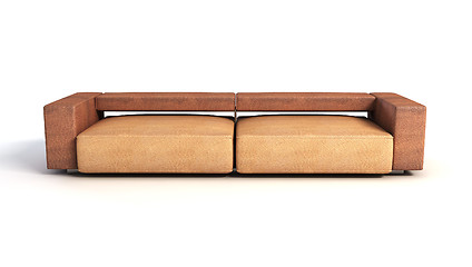 Image showing sofa 3D rendering 