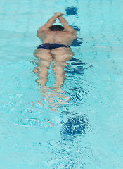 Image showing Male swimmer