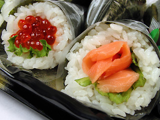 Image showing Hand-roll sushi