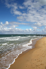 Image showing Pacific Ocean beach