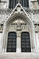 Image showing Cathedral door