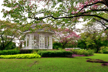 Image showing Botanic gardens Bandstand