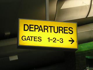 Image showing Departures