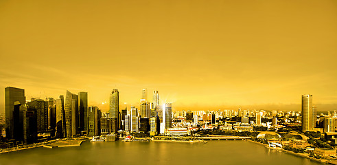 Image showing Singapore skyline