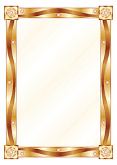 Image showing Gold frame