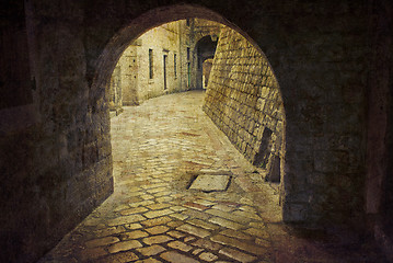 Image showing Alley Kotor Montenegro