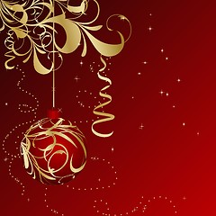 Image showing elegant christmas background