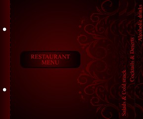 Image showing Restaurant menu