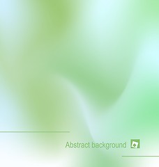 Image showing Illustration of abstract green backgroun