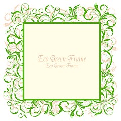 Image showing eco green frame