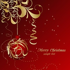 Image showing elegant christmas background