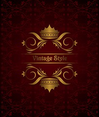 Image showing Illustration vintage background