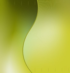 Image showing Illustration the green abstract background for design bussines c