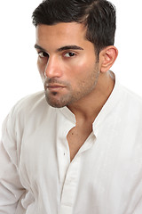 Image showing Handsome masculine man face