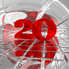 Image showing twenty