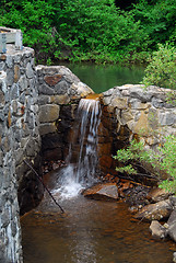 Image showing Small water falls