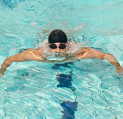 Image showing Male swimmer