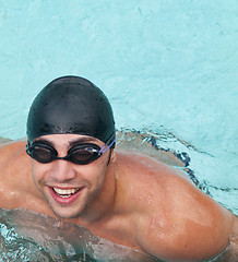 Image showing Male swimmer