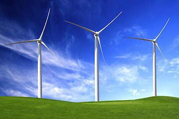 Image showing Wind Turbines